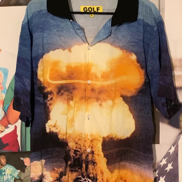 Golf Wang No Nukes Short Sleeve Button 
